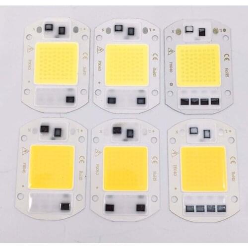 LED Lamp COB 50W 220V 5W 10W 20W 30W 230V Input Smart IC Driver Fit For DIY LED Floodlight Spotlight Cold White Warm White