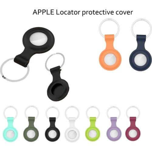 High Quality Silicone Case For Apple Airtags Protective cover For Apple Locator Tracker Anti-lost Device Keychain Protect Sleeve