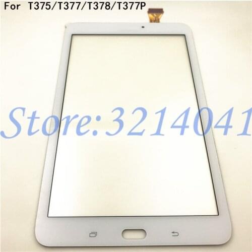 100% Tested For Samsung Galaxy Tab E 8.0 T375 T377 T378 T377P LCD Outer Touch Screen Digitizer Front Glass Sensor With Logo