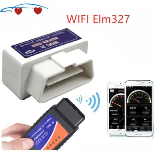 2020 Car Diagnostic Scanner Wifi OBD2 OBDII ELM 327 Auto Scan tool ELM327 for IPhone Android Code Reader Interface