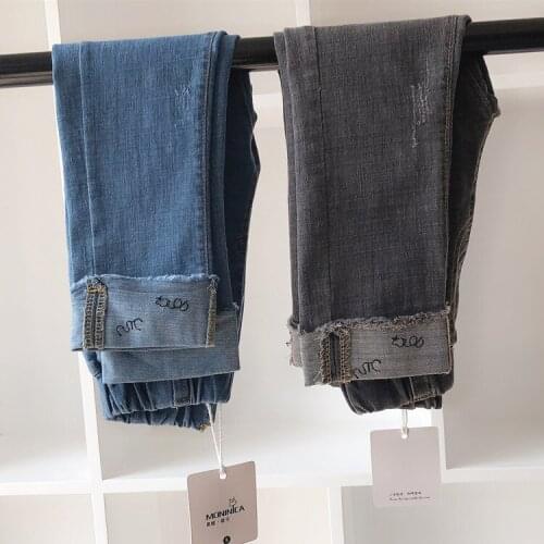 Children Clothing Girls Jeans 2018 Spring Autumn Baby Jeans Kids Casual Pants Fashion Flange Cowboy Pants for Little Girls 3-8Y