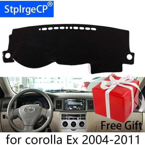 For Toyota corolla EX 2004-2011 dashboard mat Protective pad Shade Cushion Pad interior sticker car styling accessories