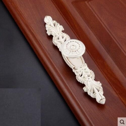 168mm long metal pull handles knob ivory color solid anodize for furniture door drawer cupboard cabinet wardrobe closet archaize