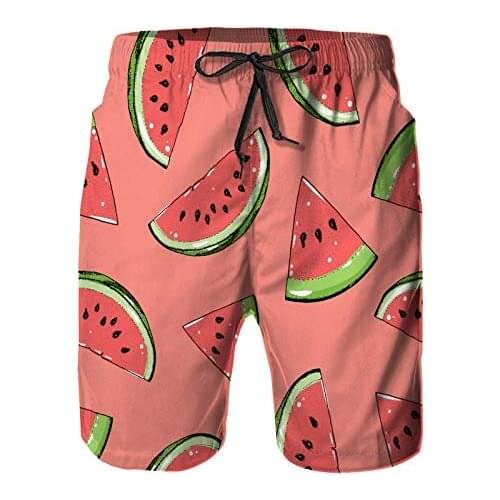 Mens Printed Shorts Pants,Beach Shorts,Quick Dry Beach Board Swim Trunks