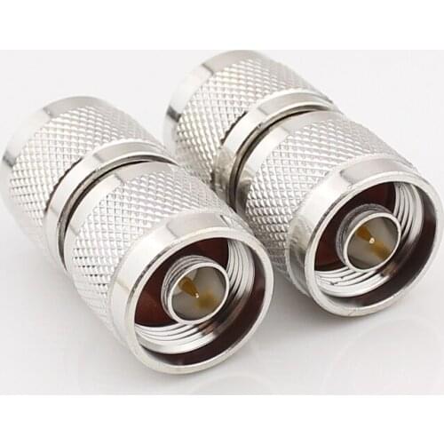 Genuine copper core N-JJ NJJ dual plug 1/2 Shuangyang feeder connector male plug connector NJ-NJ 12 double male plug