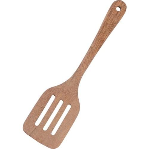 Natural Long-handled Wooden Spatulas Spade Stir-fry For Kitchen Spade Accessories No-Stick Turner Fried Shovel Cooking Utensils
