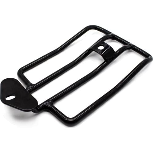 Black Motorcycle Solo Seat Rack Luggage Support Shelf for Harley XL Sportsters Iron 48 883 XL1200 2004-2018 2015-2017