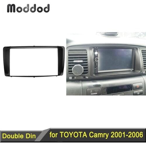 Radio Fascia for Toyota Corolla 2003-2006 CD Stereo Panel Dash Mount Installation Trim Kit Frame Facia DVD Player Plate