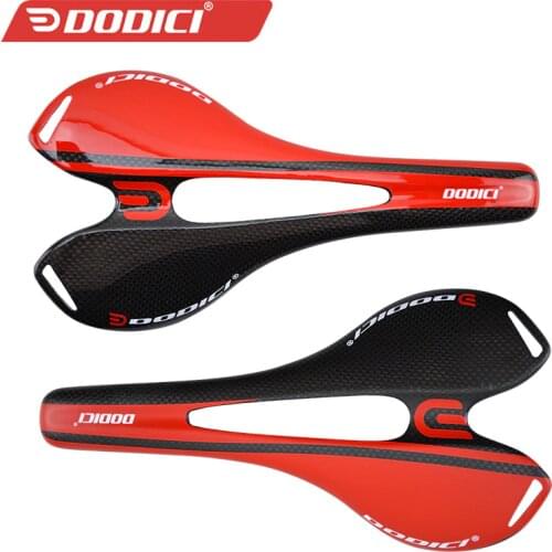 DODICI carbon bicycle saddle MTB cushion Road front seat matt Cycling Saddle Parts Mountain bike 3K full carbon fibre saddle