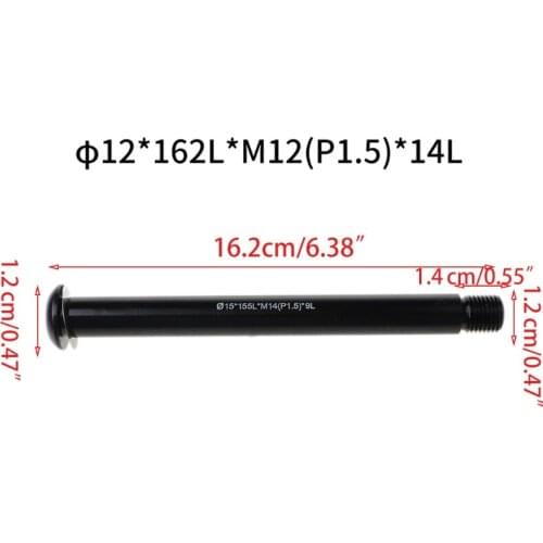 X7JD MTB Thru Axle Road Bike Shaft Front Rear Hub Skewers 12mm 15mm Wheel Axis Hub