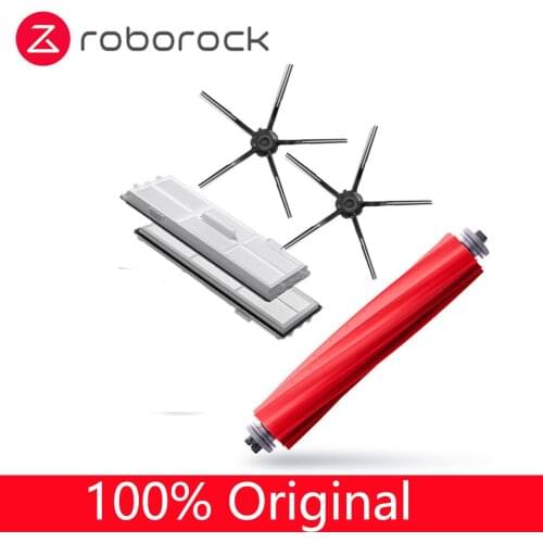 Original Roborock S7 Robot Cleaner Parts of Washable Filter Detachable Main Brush Mop Rag 5 Arms Side Brush Spare Replacements