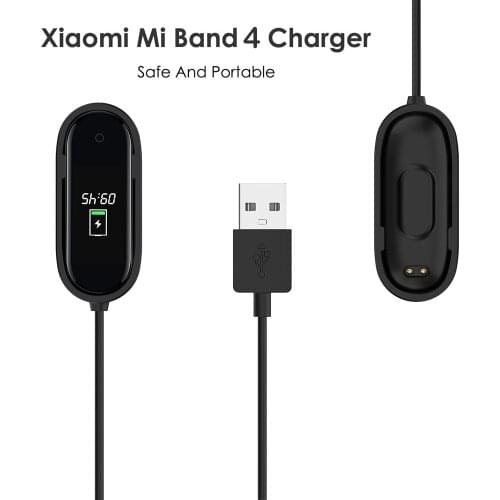 USB Chargers For Xiaomi Mi Band 4 3 2 Charger Smart Band Wristband Bracelet Charging Cable For Xiaomi MiBand 4 3 2 Charger Line