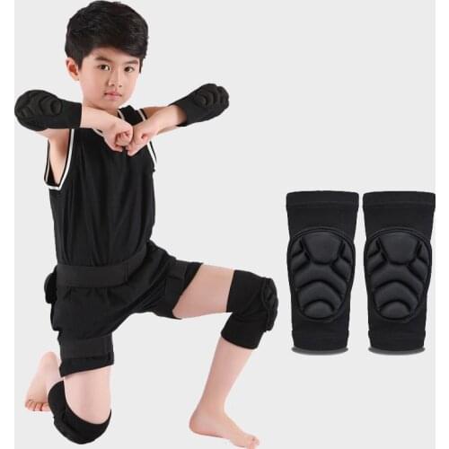 1 Pair Adults Children Sponge Thickened Ski Pads Sports Dance Climbing Cycling Running Skating Snowboard Knee Support Protection