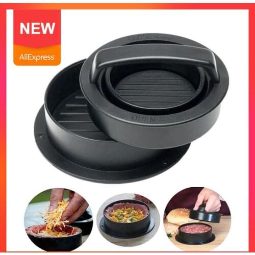 Hamburger Maker Press Beef Hamburger Round Shape Non-Stick Chef Cutlets Meat Beef Grill Burger Press Patty Maker Mold