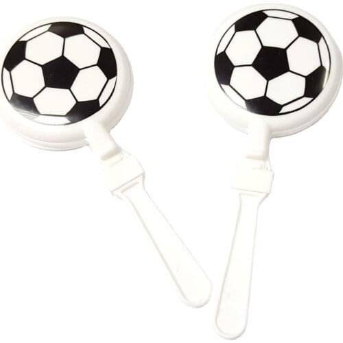 1 pc Football Hand Clapper 14cm Noise maker Novelty Birthday Party Favor Favour Bag Gift Pinata Kid Fiesta Goody Loot Filler