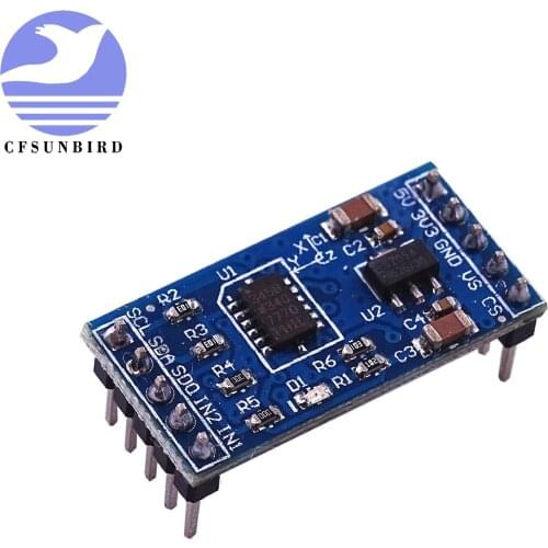 10PCS ADXL345 3-axis Digital Gravity Sensor Acceleration Module for arduino Tilt Sensor Dropshipping