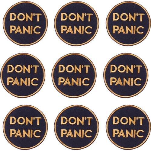 Pulaqi 10PCS Punk Letter Patch Wholesale Patch DIY Iron On Patches For Clothing Punk Cartoon Wholesale Dropship Custom Patch