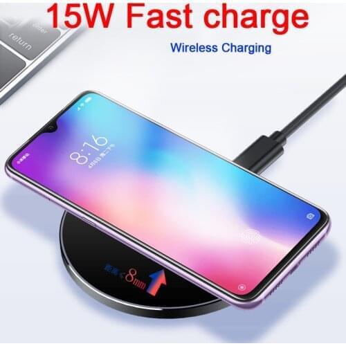 15W Qi Fast Charging Wireless USB Quick Charger battery 5w 7.5w 10W For iPhone 8 11 X XR XS Max Samsung Note 10 9 S8 S10 phone