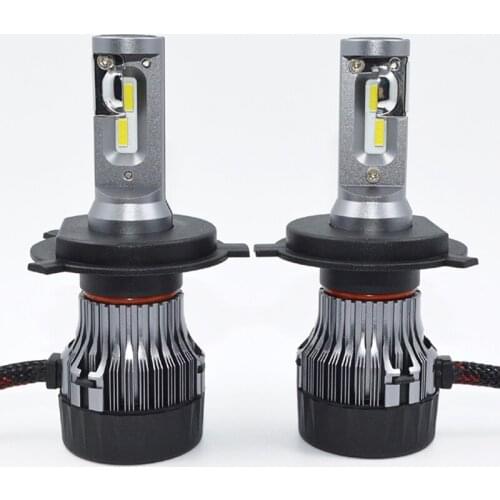 2pcs Hight power 60W H4 LED Hi/Lo beam Car Headlights Super Bright 10000LM Auto Front Bulb H4 Headlights led Car Lighting