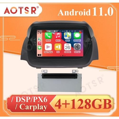 Android 11 For Ford Fiesta MK7 2013 2014 2015 2016 Car Stereo Multimedia Player GPS Navi Auto Audio Radio Carplay PX6 Head Unit