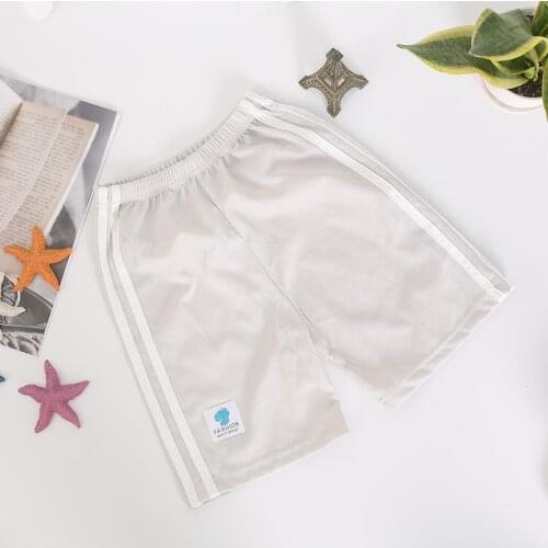 Childrens Summer Striped Shorts Infant Cotton Casual Sports Five-Point Pants Baby Thin Air-Conditioned Pants Boys Girls Clothes