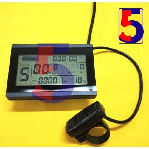 Ebike LCD display 24V / 36V / 48V KT-LCD3 Display with Julei 5pins waterproof connecor / KT lcd3 display ebike display meter
