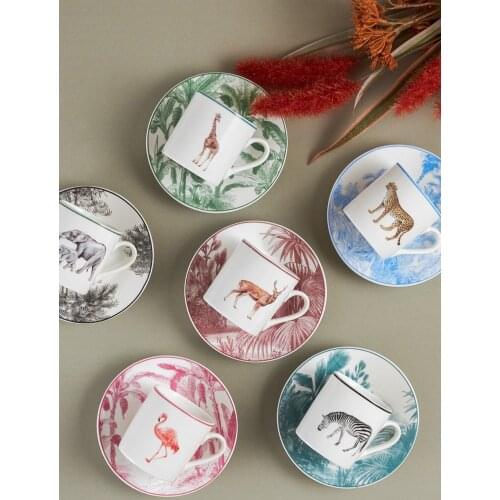 Jungle 6 Personality Coffee cup Pad