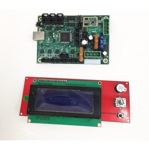 Clone prap Prusa i3 ramps 1.4 2004 LCD and Mini-Rambo 1.3a mainboard for Prusa i3 MK2 3d printer designed by Ultimachine