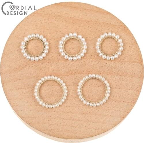 Cordial Design 50Pcs Jewelry Findings & Components/Hand Made/Charms/Imitation Pearl/Jewelry Accessories/DIY Earrings Making
