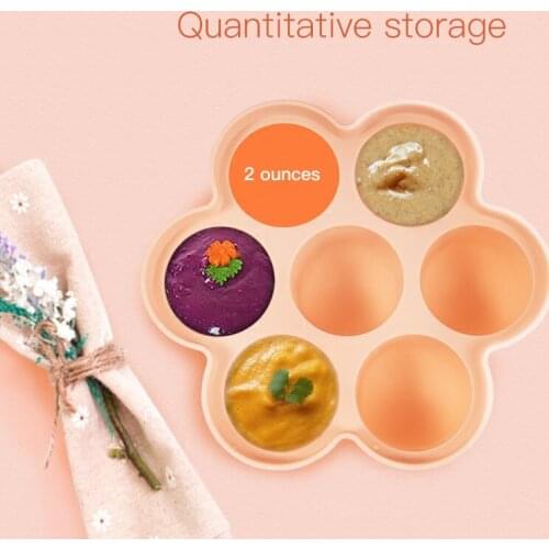 BIBILOVE baby food Storage box for fridges mother&kids feeding tableware silica gel material for children