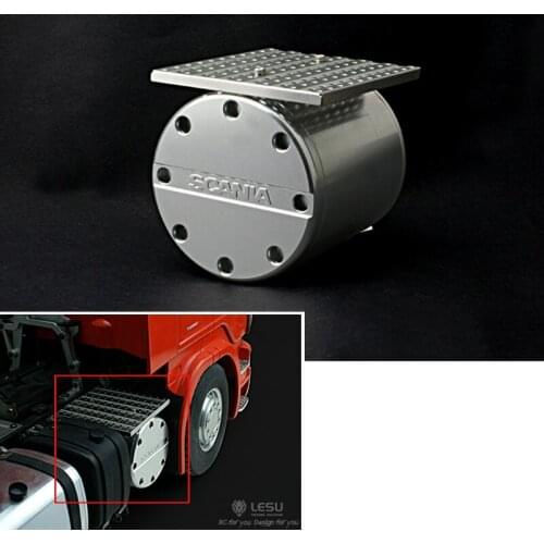 LESU 1/14 Exhaust Tank Metal Box TMY SCA R620 R470 RC Tractor Truck