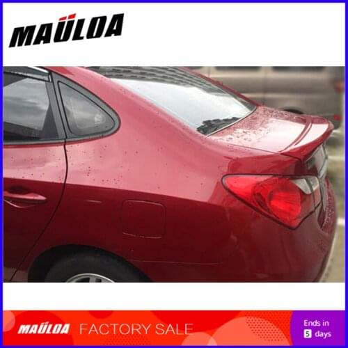High quality ABS black white or primer unpainted color car rear lip spoiler for Elantra 2006-2016