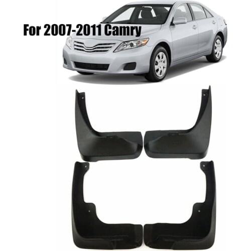NEW-Splash Guards for 2007-2011 Toyota Camry 4Pcs Front Rear Mud Flaps Mudguards Fender Car Accessories