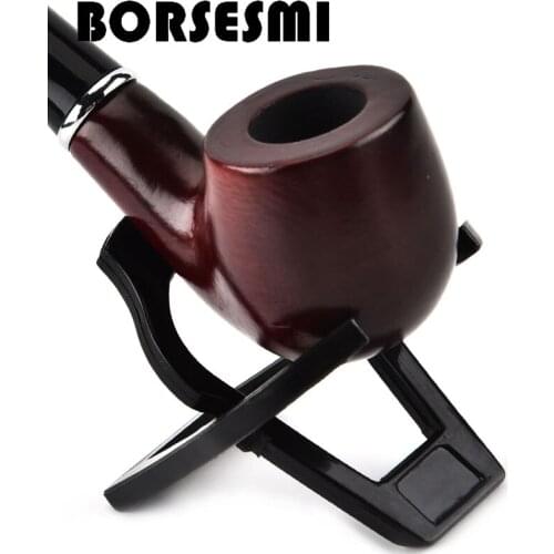 Wholesale 50pcs/lot Plastic Portable Foldable Pipes Rack Holders Tobacco Smoker Pipe Stand Smoking Tool Accessories