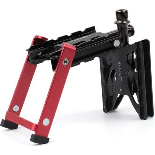 Promend Bike Pedal Support Kickstand Fold bike MTB Pedal Aluminum Metal Body Lightweight Smooth Lubricate Pedal wellgo xpedo