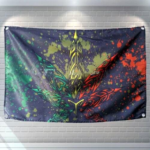 Rock Band Hip Hop Heavy Metal Regga Poster Bedroom Bar Cafe Home Decor Wall Art Hanging Flag Banner Tapestry Cloth Printing D4