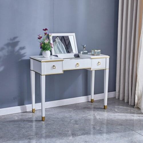 Simple dressing table European style dressing cabinet small apartment Mini Princess Room dressing table with mirror