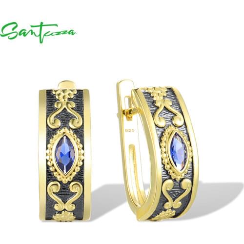SANTUZZA Women's Gold Earrings