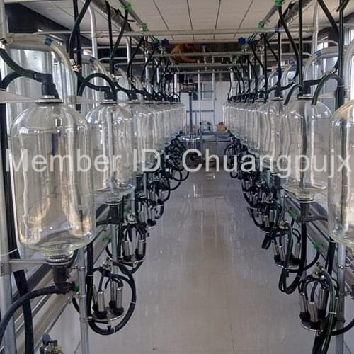 Glass Milk Recorder Herringbone Milking Parlor System