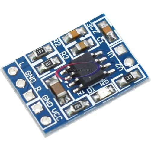 Super Mini HXJ8002 Audio Power Amplifier Board Mono Channel Voice low noise Amplifiers Module 2.0-5.5V Replace PAM8403