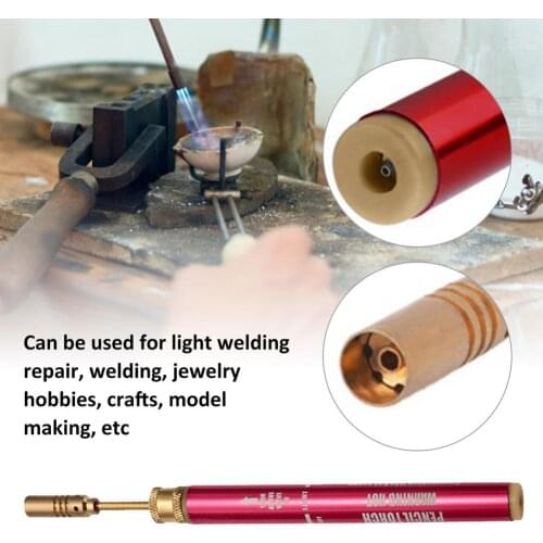 Welding Torch Small Air Blow Portable Torch Pen For Outdoor BBQ Sieraden Lassen Torch Flame Aansteker Koper Gun Brass Material
