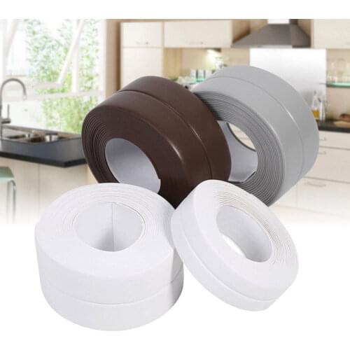 3.2m Waterproof Mildew-Proof Oil-proof Tape Self Adhesive Bathroom Kitchen Shower Strong Plaster Sink Bath Sealing Strip Tapes