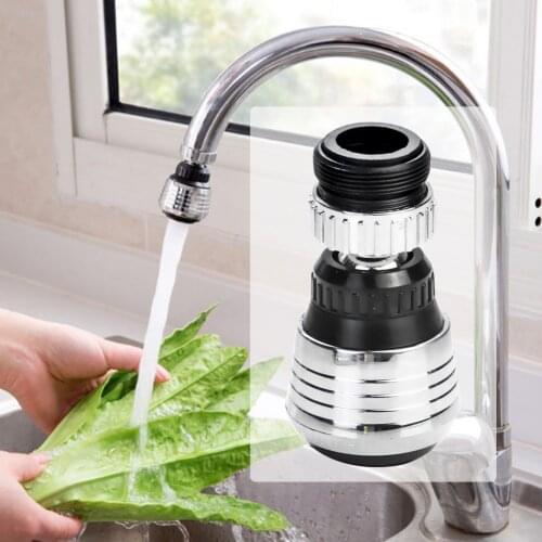 Bathroom Tool Rotatable Kitchen Faucet Aerator Adjustable Dual Mode Sprayer Filter Diffuser Water Saving Nozzle Faucet Connector