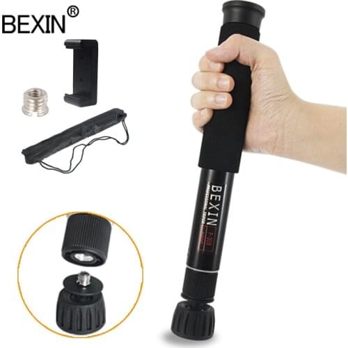 BEXIN Extendable Lightweight Portable Mini Camera Monopod Phone Stand Handheld Unipod Dslr Camera Video Monopod For Sony Canon