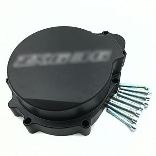 Aftermarket free shipping motorcycle parts Billet Engine Stator cover for Kawasaki ZX6R 636 2003-2004 left side BLACK
