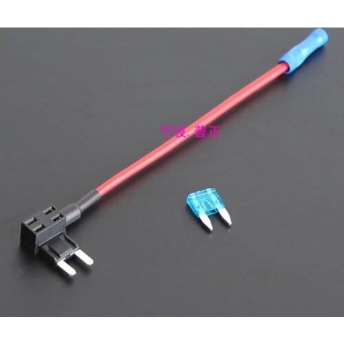 100-Add A Circuit Fuse Tap Piggy Back MINI Blade Fuse Holder ATM APM 12v 24v 12 volt