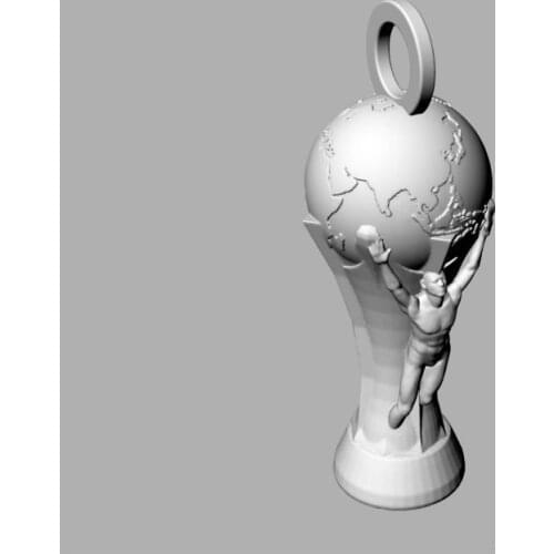 3D model for cnc 3D carved figure sculpture machine in STL file format The Cup of World,pendant