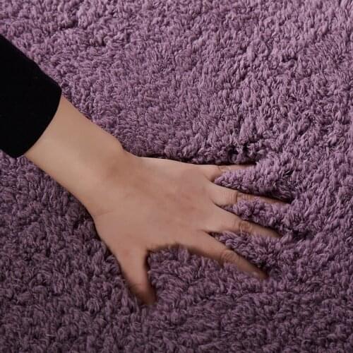 Lamb Velvet Thicken Carpet Bedroom Full Shop Bedside Blanket Household Pure Color Area Room Mat Living And Carpets Antiskid Rugs