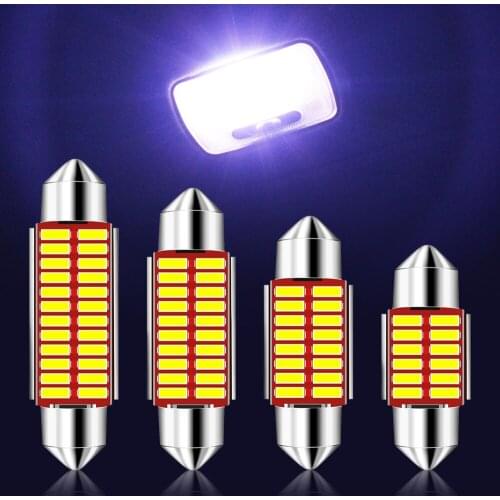 C10W C5W LED car License plate Interior Reading Light for nissan qashqai j10 j11 juke x trail t32 for honda civic CRV fit