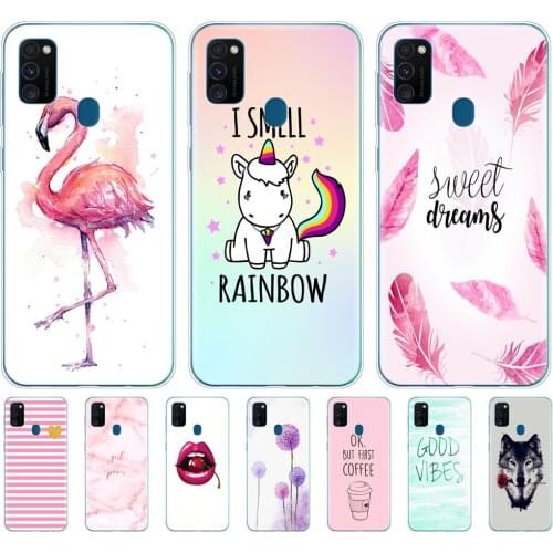 For Samsung Galaxy A30S Case Silicon Transparent Back Cover Phone Case For Samsung A30 A307 A307F SM-A307F Soft Case 6.4 luxury
